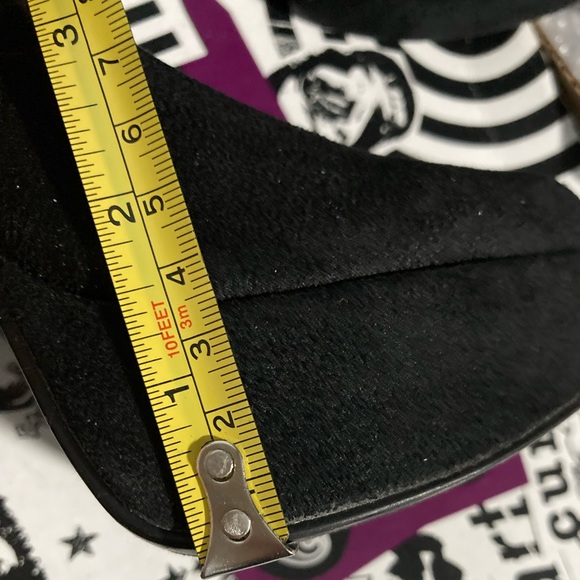 NWB - Brash Faux Suede Black Stiletto Pumps - Picture 4 of 5
